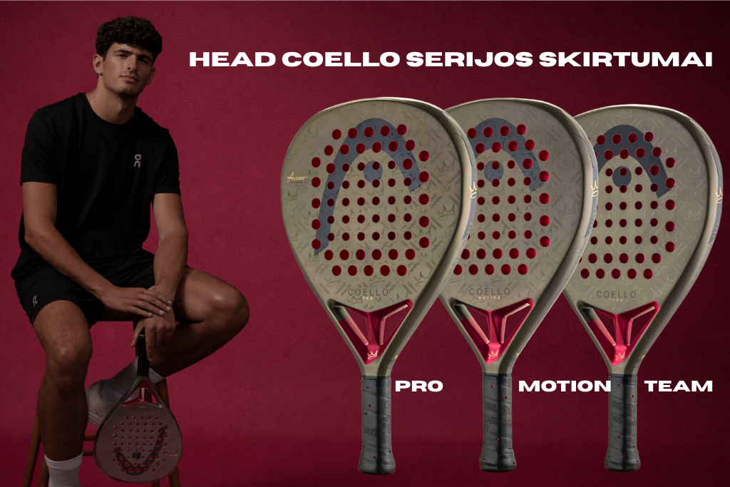 Head Coello serijos skirtumai