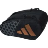 adidas control juodas auksinis padelio krepsys